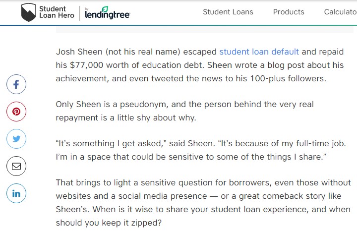 student loan hero lending tree feature snippet1
